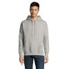 SLAM Uni Bluza z kapturem P129662O szary melanż