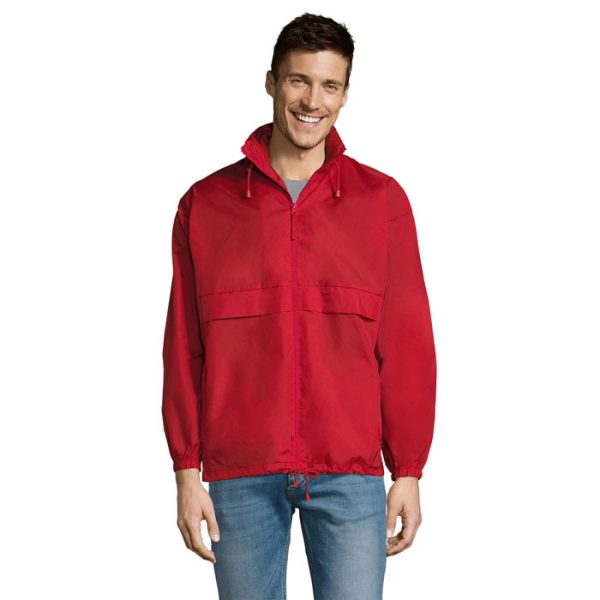 Wiatrówka unisex SURF P129786O czerwony