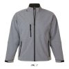 RELAX Męski softshell 340g P129894O szary melanż
