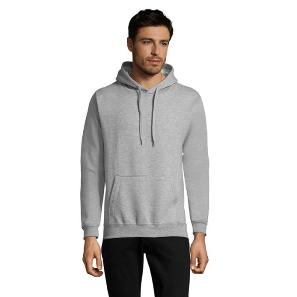 Bluza z kapturem SNAKE P130032O szary melanż