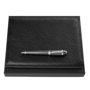 Zestaw upominkowy Hugo Boss teczka i pióro kulkowe - HDM412A + HSW4455D P092992P PM-HPMR445D