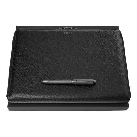 Zestaw upominkowy Hugo Boss teczka i pióro kulkowe - HSI4655D + HTA411A P092963P PM-HPAR465D