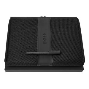 Zestaw upominkowy Hugo Boss teczka i pióro kulkowe - HSQ4745A + HTF413A P092988P PM-HPFR413A