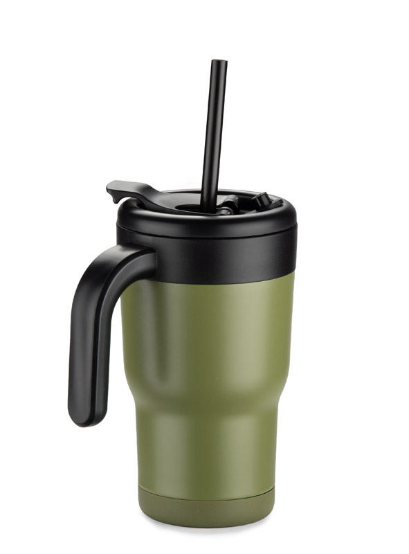 Kubek termiczny TUVO 530 ml P132885A oliwkowy