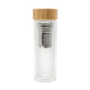Dwuścienna butelka z zaparzaczem 400 ml Helen P132743R RO-R08210.00