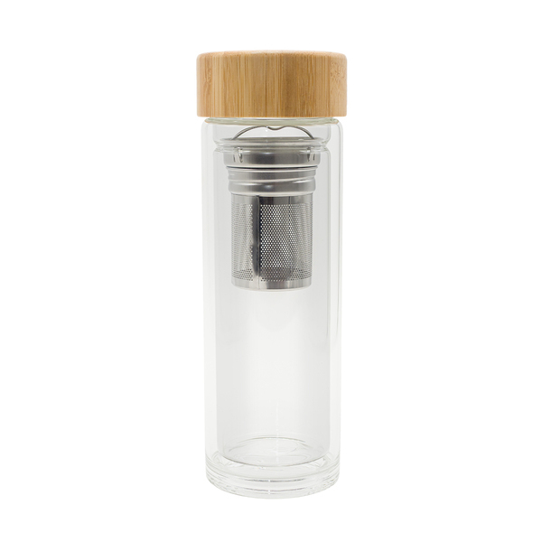 Dwuścienna butelka z zaparzaczem 400 ml Helen P132743R RO-R08210.00