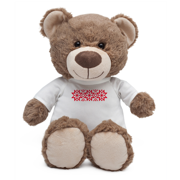 Maskotka Big Teddy w koszulce z motywem świątecznym P052760R RO-X74004.10