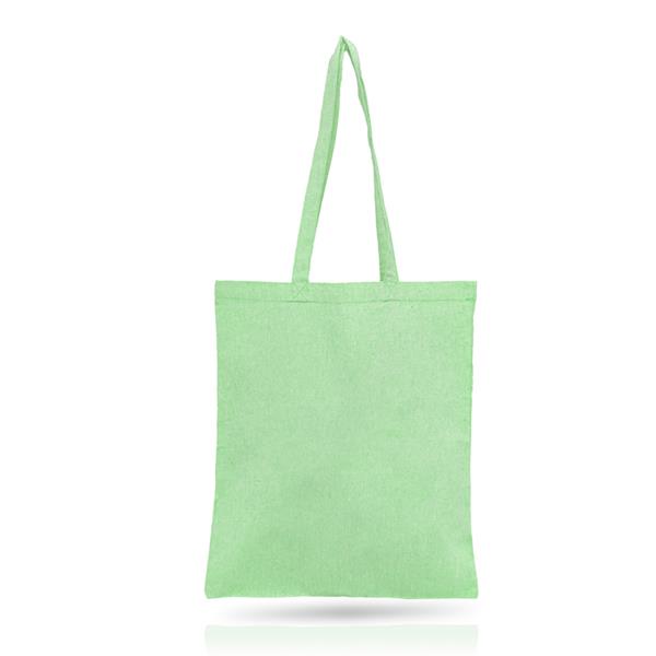 Torba z bawełny 140g z recyklingu z dodatkiem poliestru / RECYCOT P093128P pistachio green
